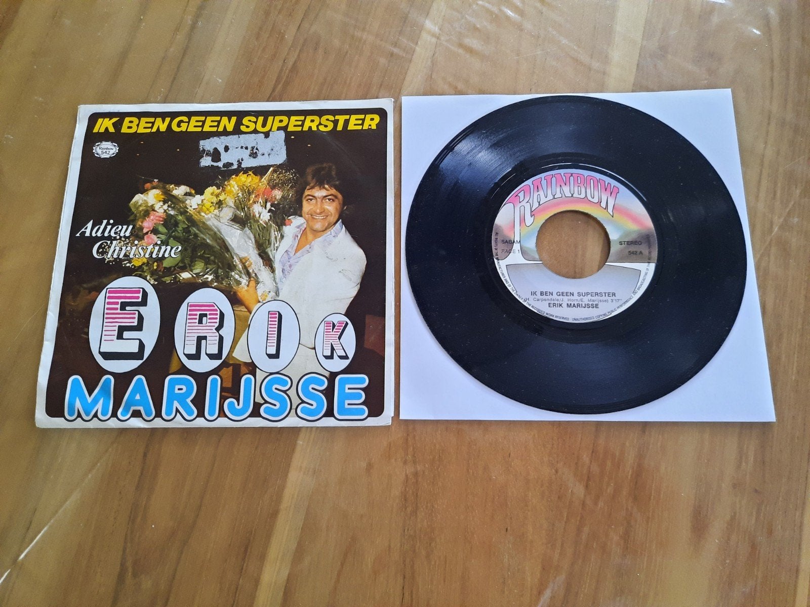 Erik Marijsse. Ik ben geen superster-Adieu Christine., Ophalen of Verzenden