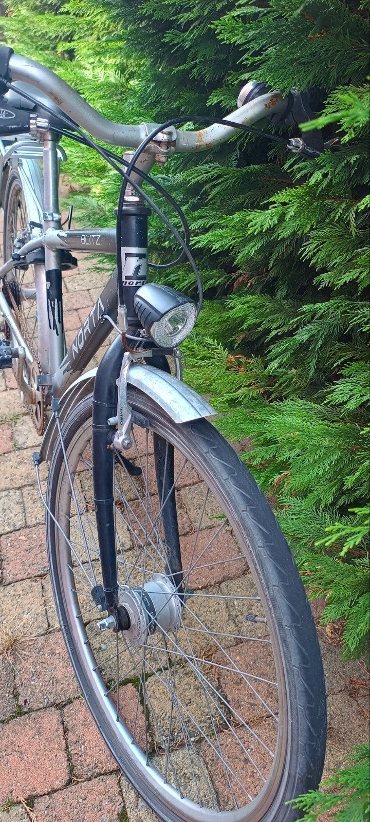 Norta aluminium jongensfiets, 26 inch, met werk aan, Frein sur jante, 26 pouces ou plus, Frein à main, Enlèvement