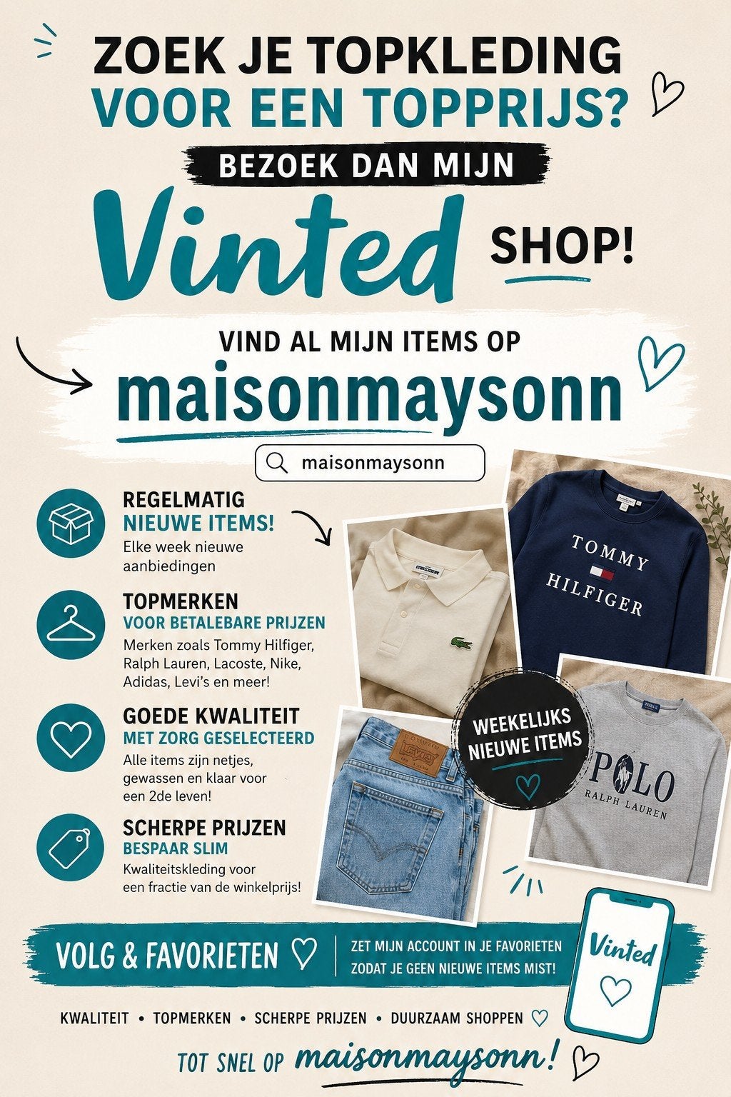 Kleding heren/dames merk kledij vinted account maisonmaysonn, Kleding | Heren, Heren-kledingpakketten, Gedragen, Overige maten
