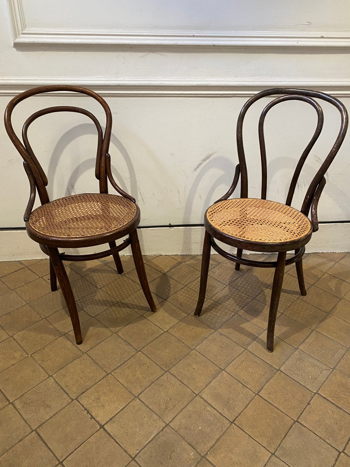 Paire de chaises Thonet, Antiquités & Art, Enlèvement