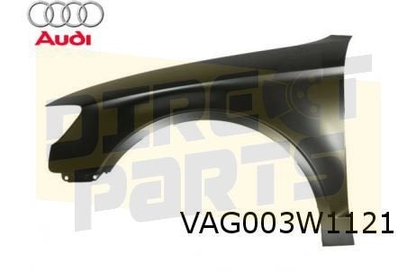 Audi A3 (8/12-4/20) Voorscherm Links (Sedan/Cabrio) Originee, Neuf, -, -, Garde-boue