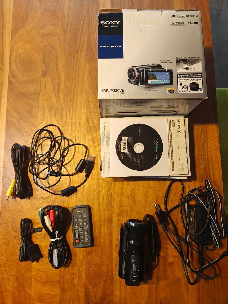 Sony hdr-pj30ve, Audio, Tv en Foto, Ophalen, Gebruikt, 8 tot 20x, Full HD