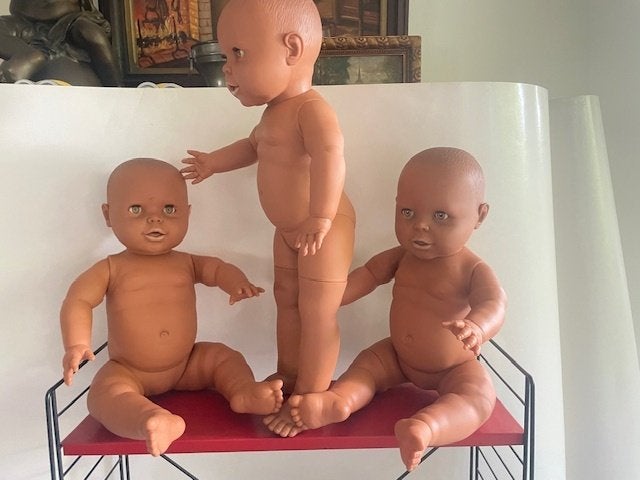 baby poppen 3 stuks etalagemateriaal, Enlèvement, Comme neuf, Baby Pop