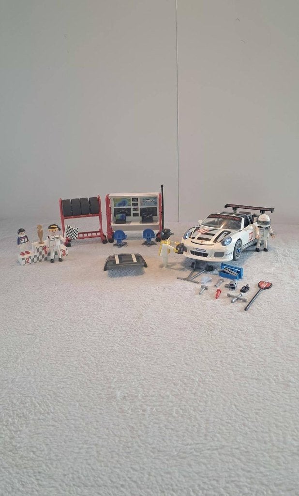 playmobil porsche, Kinderen en Baby's, Speelgoed | Playmobil, Ophalen, Gebruikt, Complete set, Voertuig