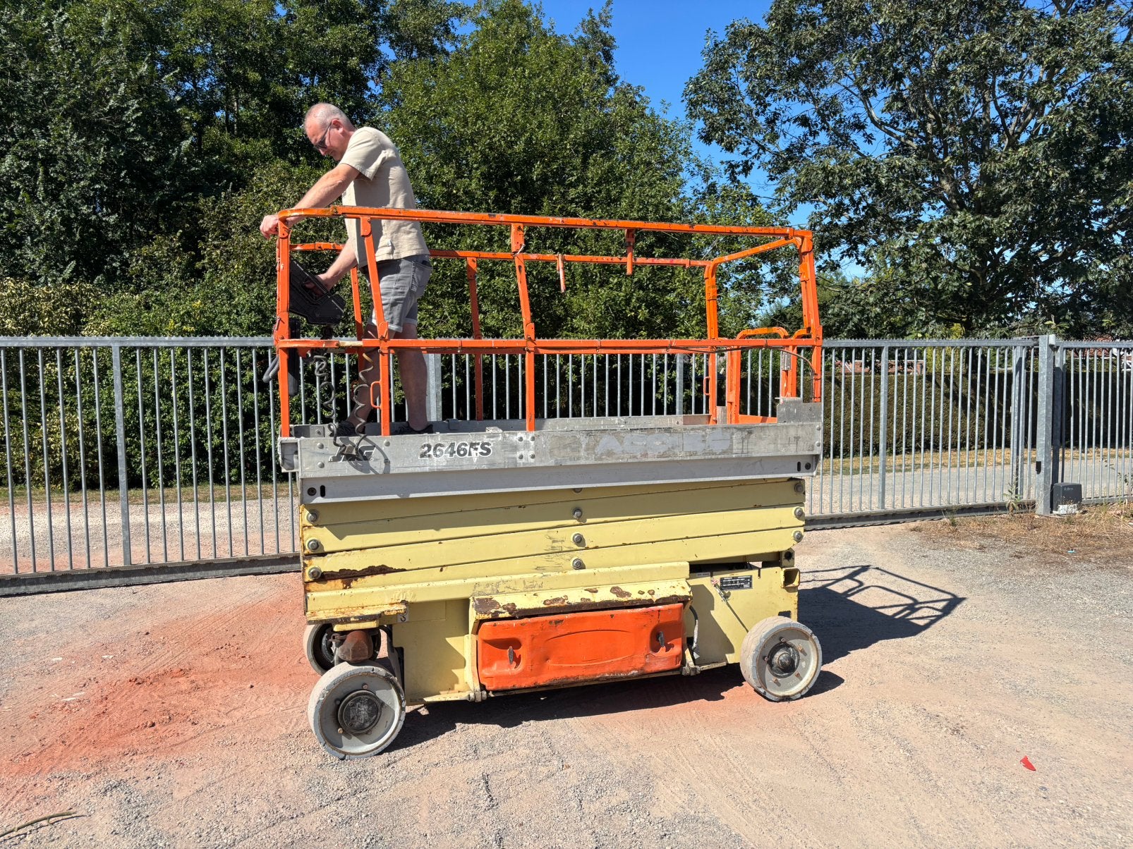 JLG Hoogwerker, Doe-het-zelf en Bouw, Ophalen, Gebruikt