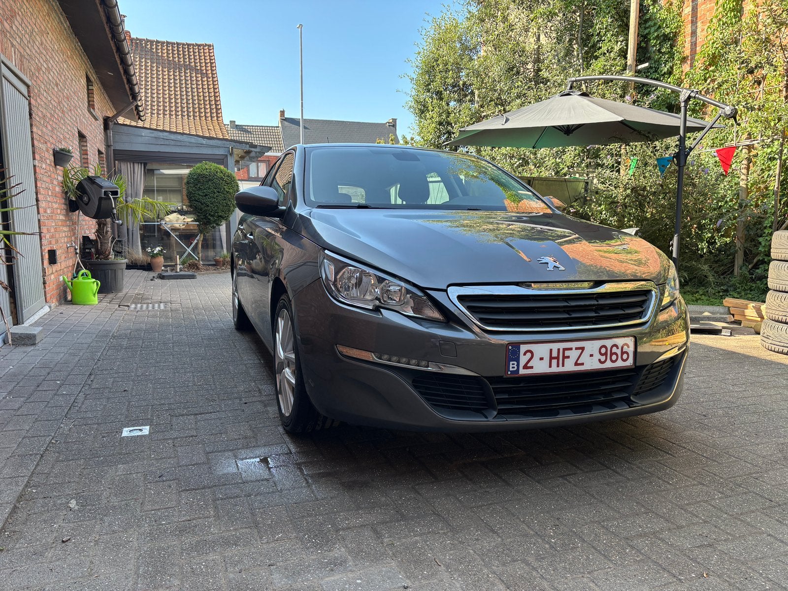 Peugeot 308 BJ 2016 1.2 Benzine airco garantie, Argent ou Gris, Achat, Euro 6, Entreprise