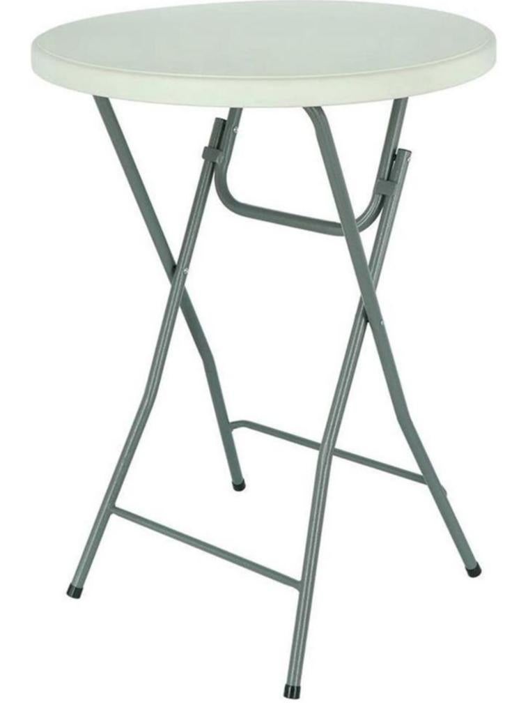 Table pliante ronde blanche – Neuf, Maison & Meubles, Tables | Tables mange-debout, Neuf, Enlèvement