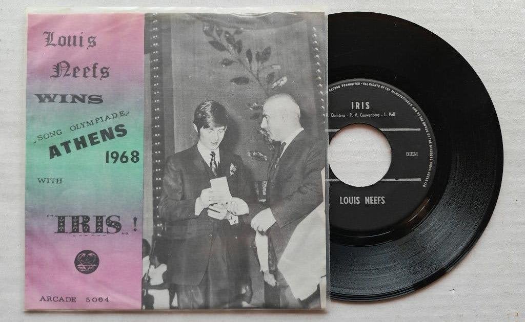 LOUIS NEEFS - Iris (45t), Ophalen of Verzenden, Zo goed als nieuw, 7 inch, Nederlandstalig