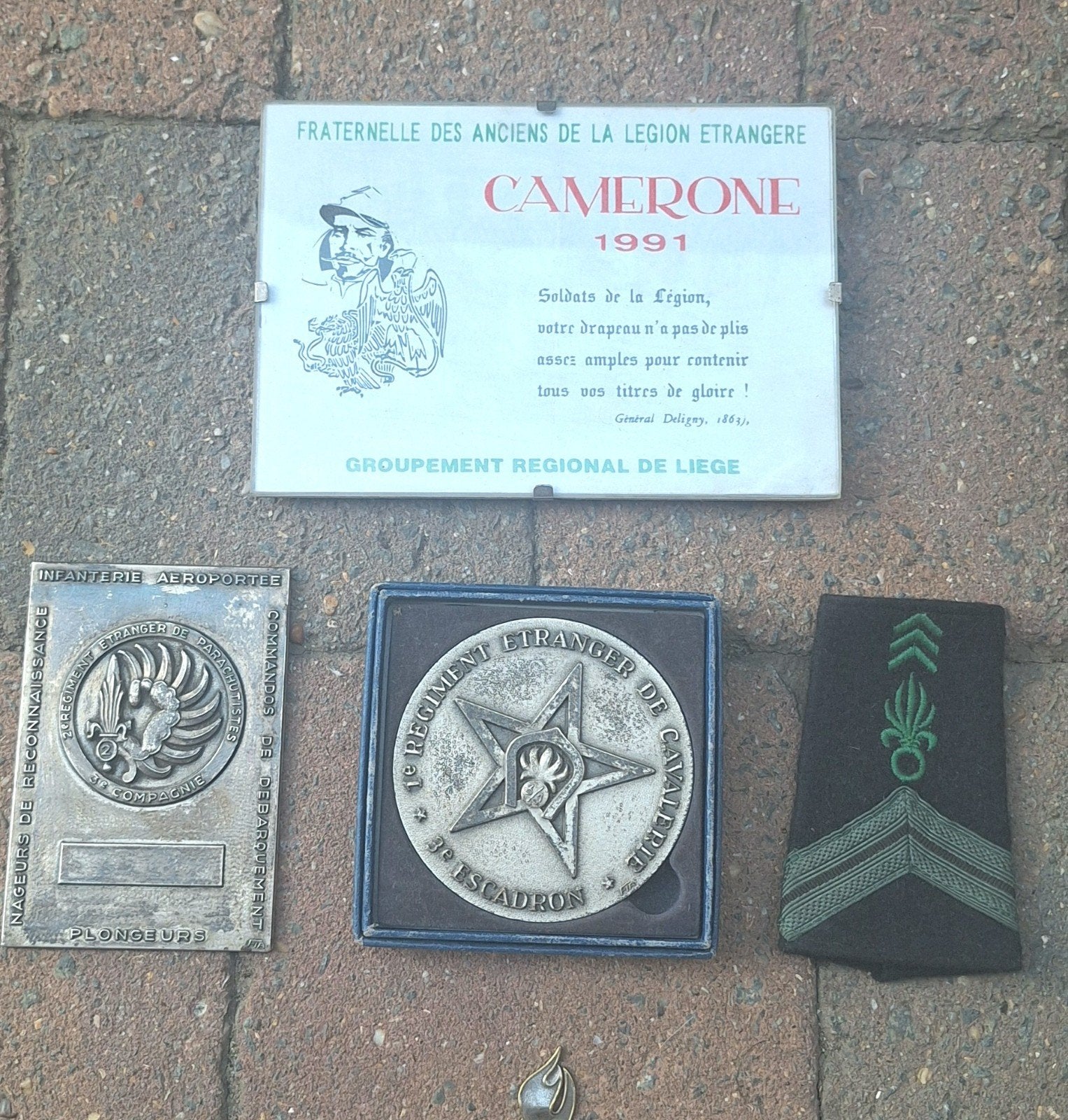 Lot van het Vreemdelingenlegioen, Verzamelen, Militaria | Algemeen, Ophalen