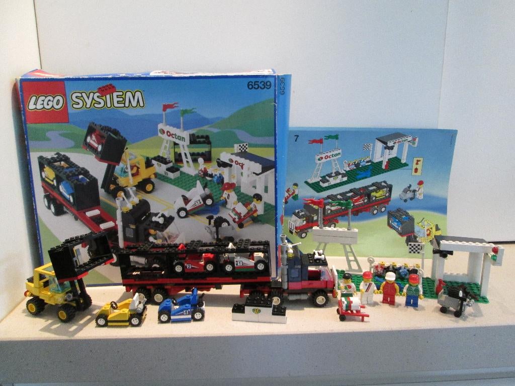 Vintage Lego nr. 6539 van 1993 Victory Cup Racers, Kinderen en Baby's, Inclusief instructies, Lego, Ophalen of Verzenden, Zo goed als nieuw