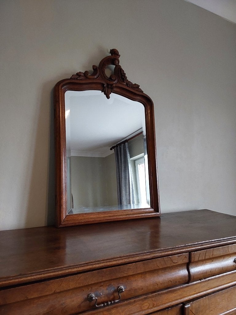 Ancien miroir biseauté en parfait état, Antiquités & Art, Enlèvement