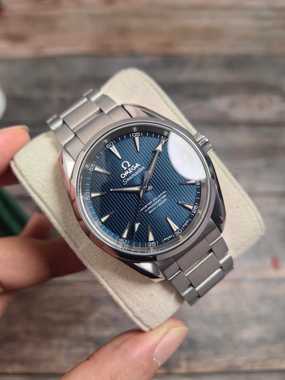 Omega Seamaster Aqua Terra, Ophalen of Verzenden, Zo goed als nieuw
