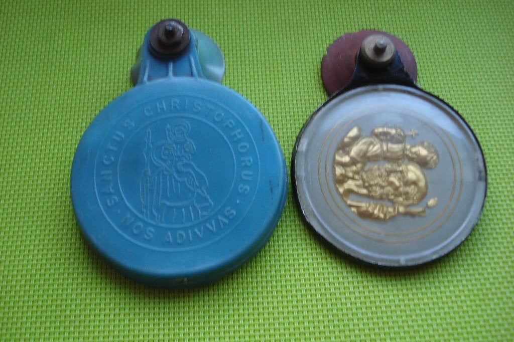 Lot de 2 Porte taxe takshouder ancêtre oldtimer, Particulier, Achat