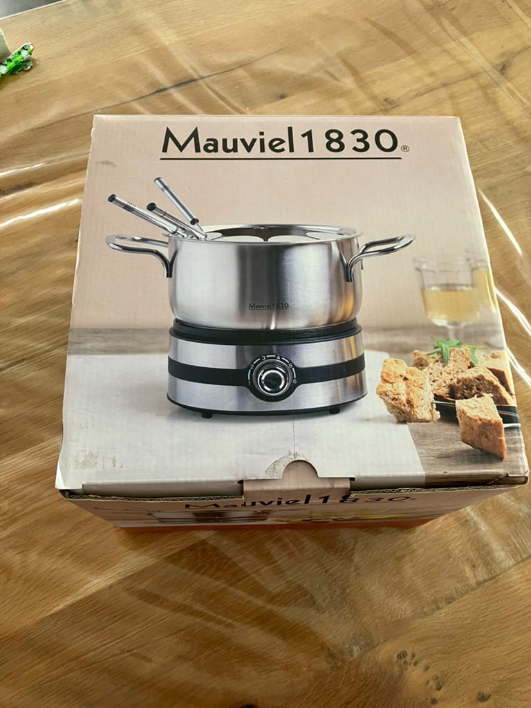 Mauviel 1830 fondueset fondue set RVS, Elektronische apparatuur, Fonduesets, Nieuw, Fondueset, Elektrisch, Ophalen of Verzenden
