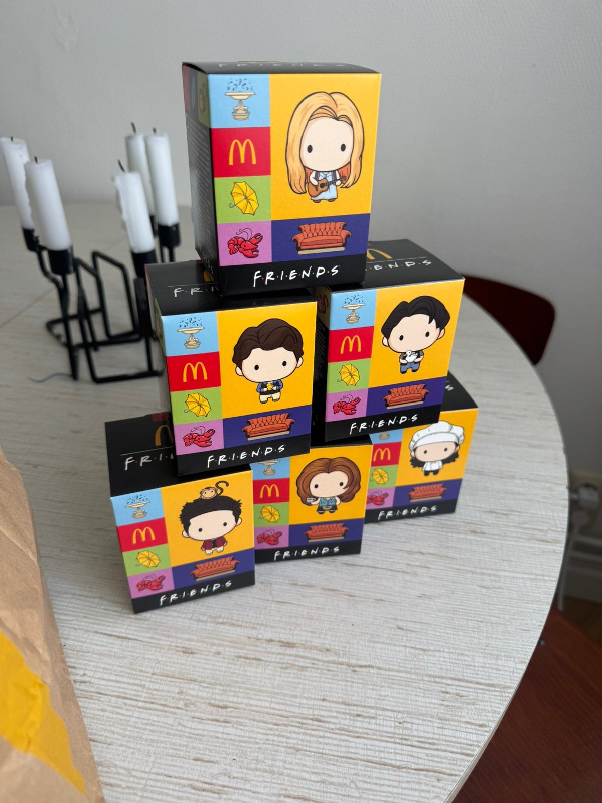 Friends poppetjes miniatuur van Mcdonalds, Ophalen, Nieuw
