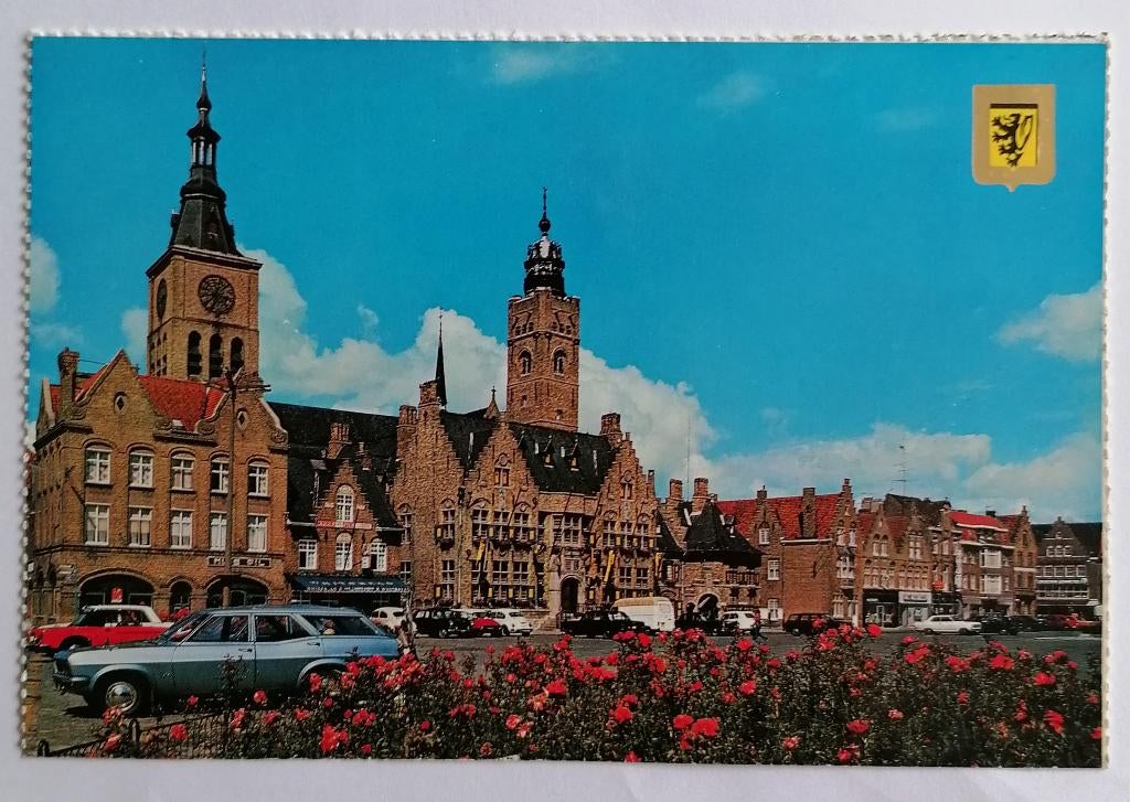 Oude postkaart IJzerbedevaart Diksmuide, Ophalen of Verzenden, 1960 tot 1980, Ongelopen, Politiek en Historie
