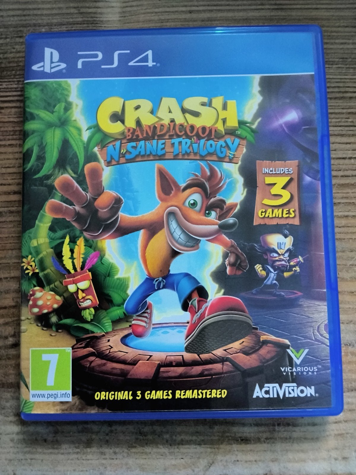 Crash Bandicoot NSane Trilogy - PlayStation 4, Games en Spelcomputers, Games | Sony PlayStation Vita, Avontuur en Actie, Verzenden