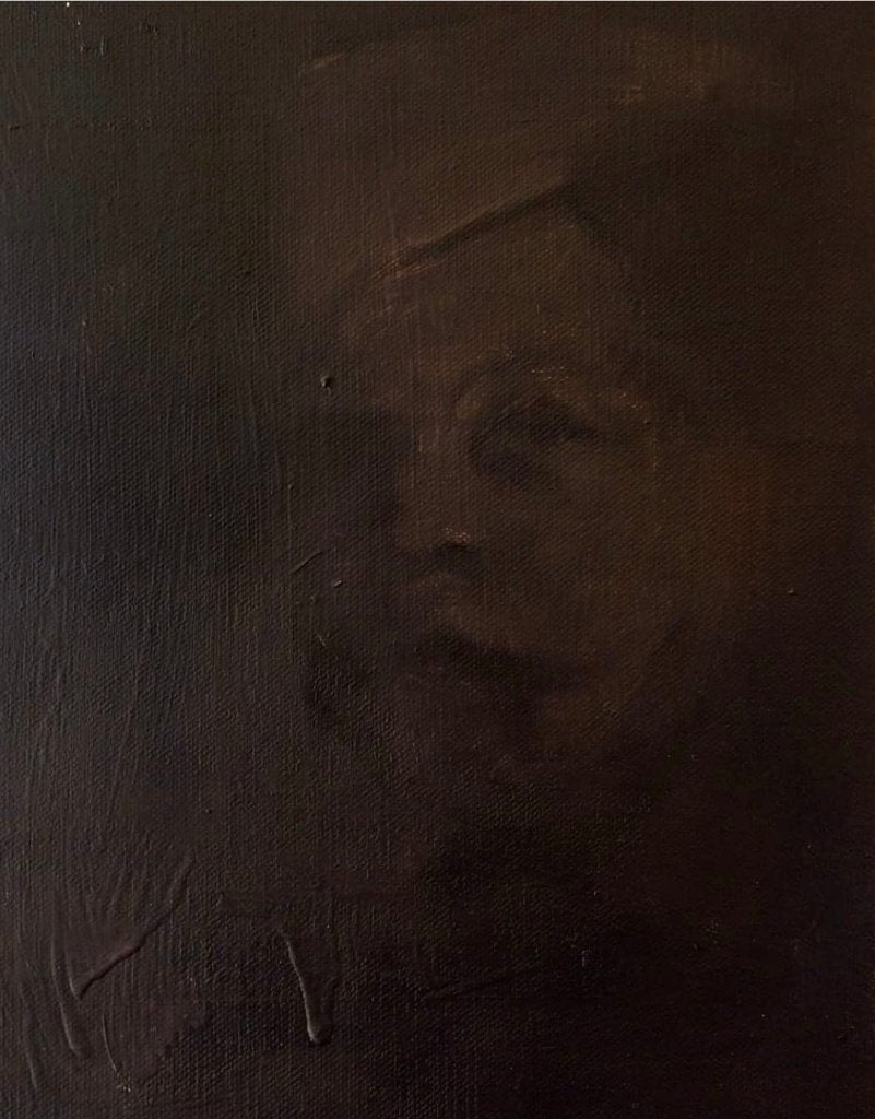 Nico Vaerewijck - La Porteuse, Antiquités & Art, Enlèvement ou Envoi, Certificat d'authenticité, Peinture à l'huile
