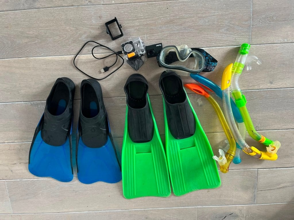Snorkelmateriaal, Watersport en Boten, Snorkelen, Ophalen of Verzenden, Gebruikt