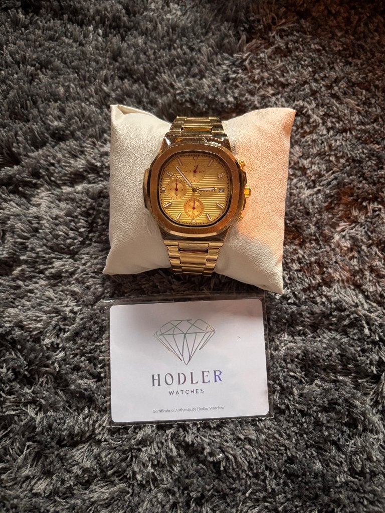 Hodler stravon gold, Bijoux, Sacs & Beauté, Autres marques, Enlèvement ou Envoi, Or, Acier