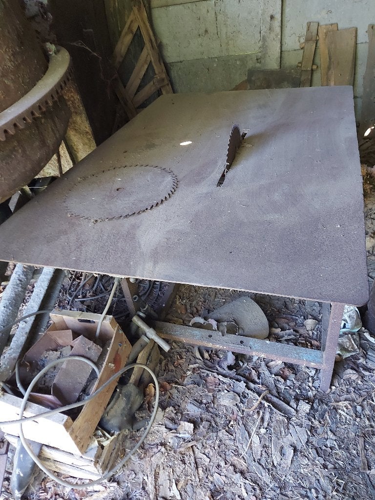 Houtzaag machine, Ophalen, Gebruikt, Cirkelzaag, Zelf gemaakt
