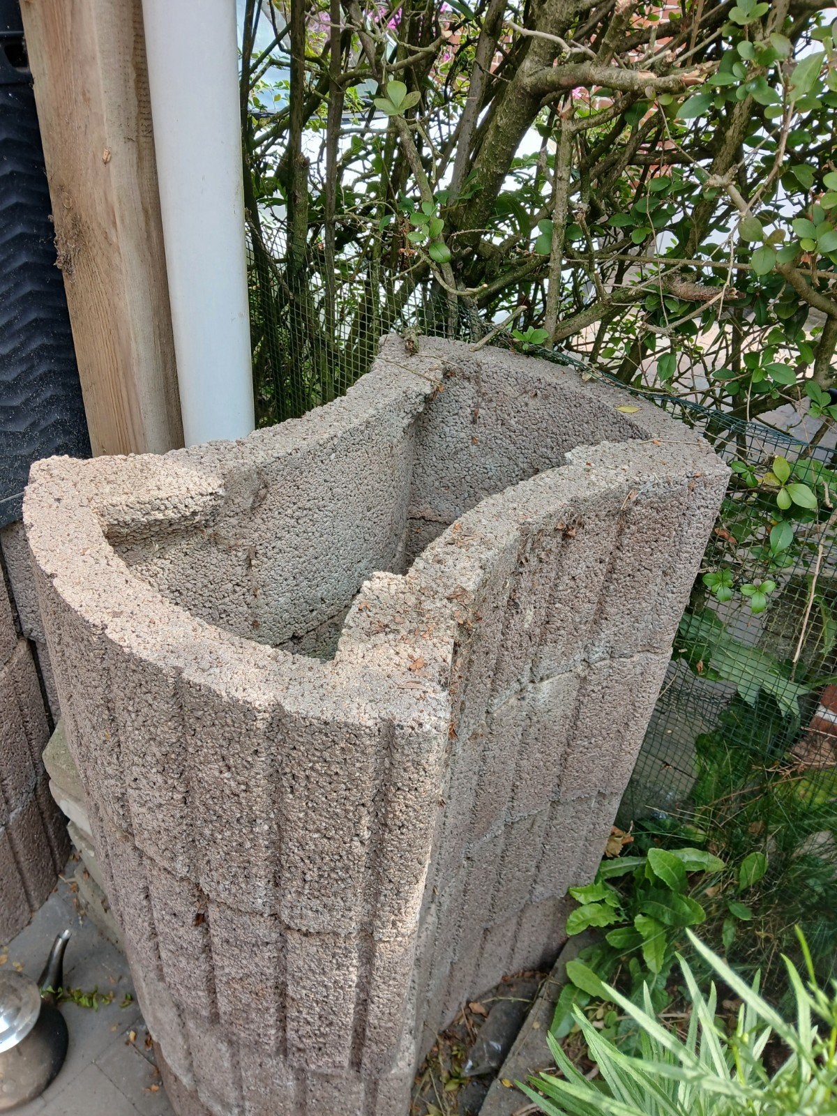 stenen bloembakken 10stuks beschikbaar, Tuin en Terras, Ophalen