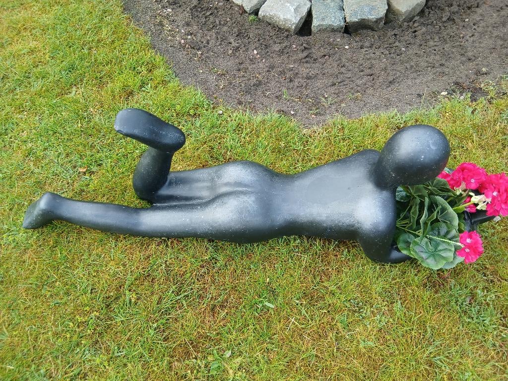 tuin , tuindecoratie , tuinbeeld , gewicht +/- 10 kilo, Ophalen, Zo goed als nieuw, Overige materialen, Abstract beeld