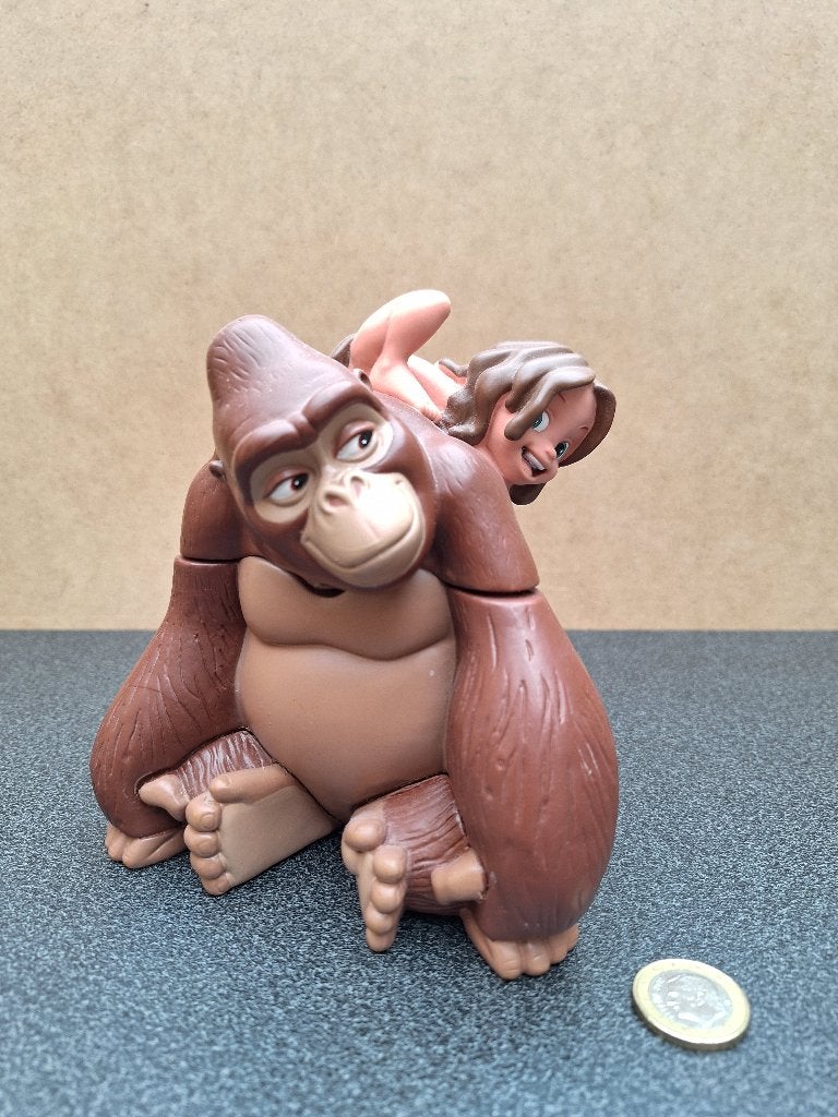 Figurine Disney Tarzan bouteille bain mousse, Enlèvement ou Envoi, Utilisé