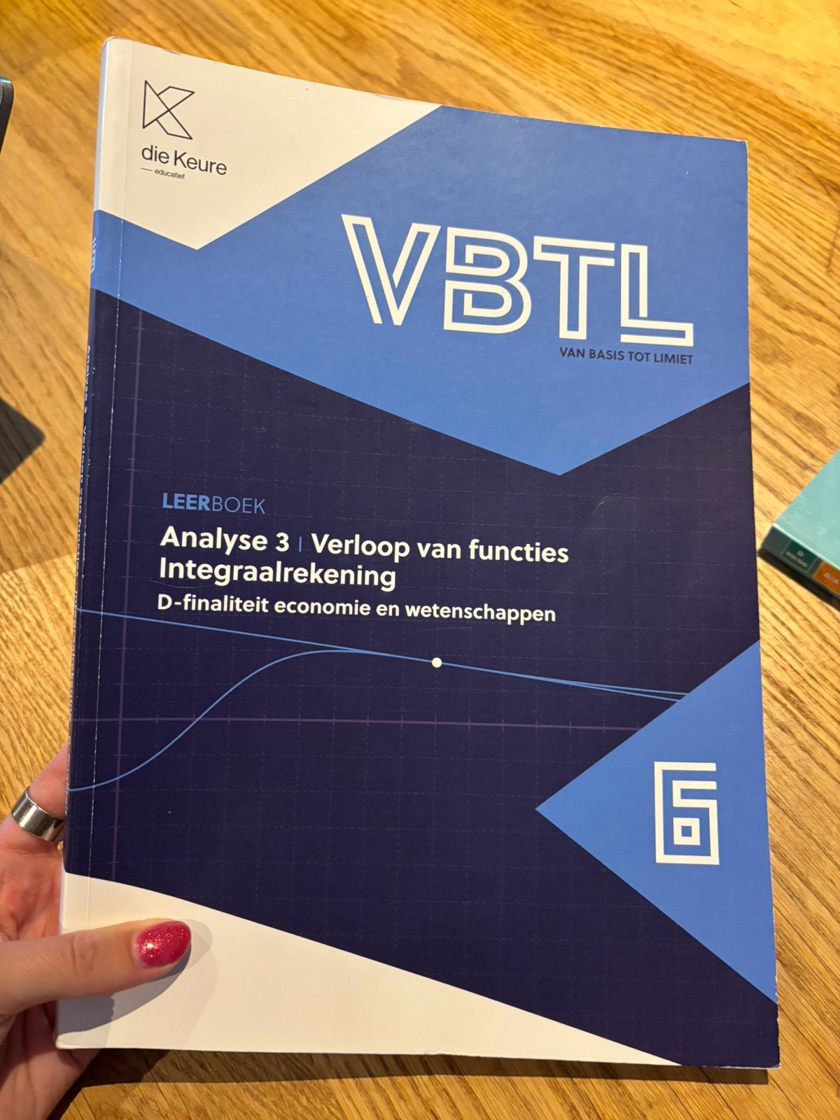 VBTL 6 - leerboek Analyse 3: verloop van functies en integra, Verzenden, Zo goed als nieuw, ASO, Wiskunde A