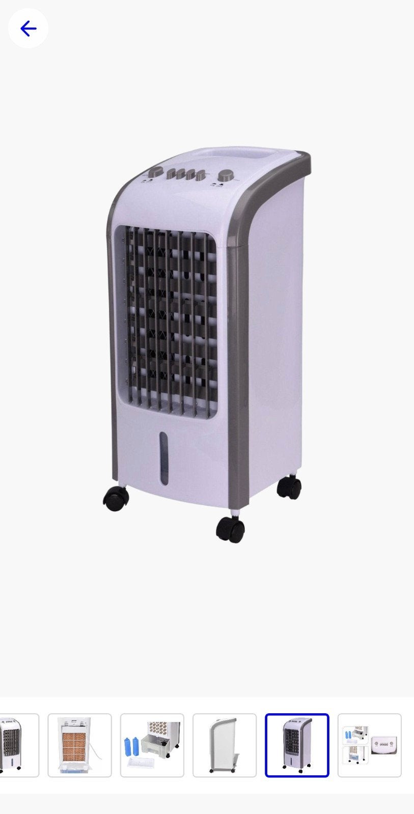 Rafraîchisseur dair, Electroménager, Climatiseurs, Comme neuf, Ventilateur de Table ou au Sol, Minuterie, 3 vitesses ou plus