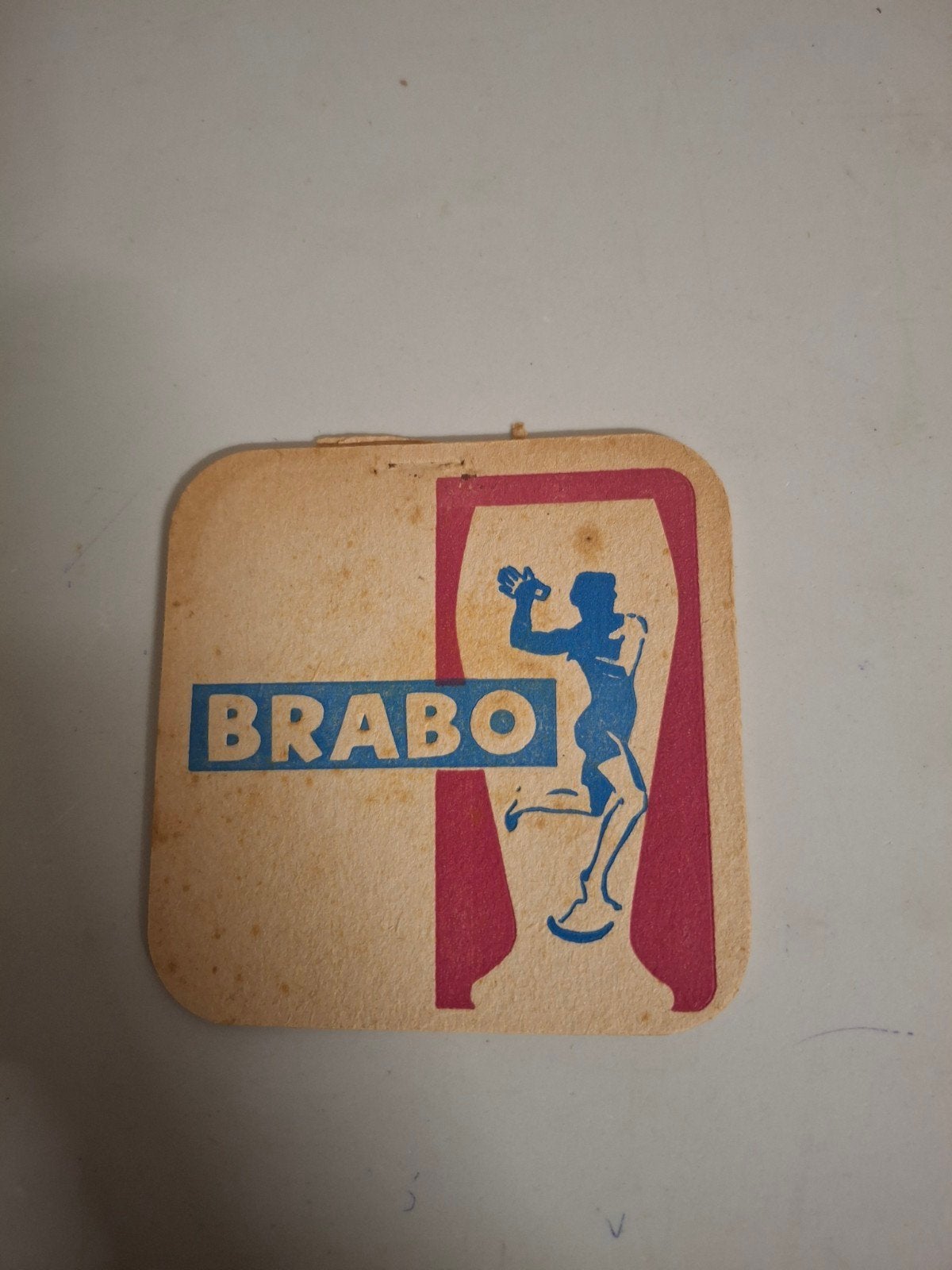 oud bierviltje brabo Hingene, Collections, Enlèvement ou Envoi