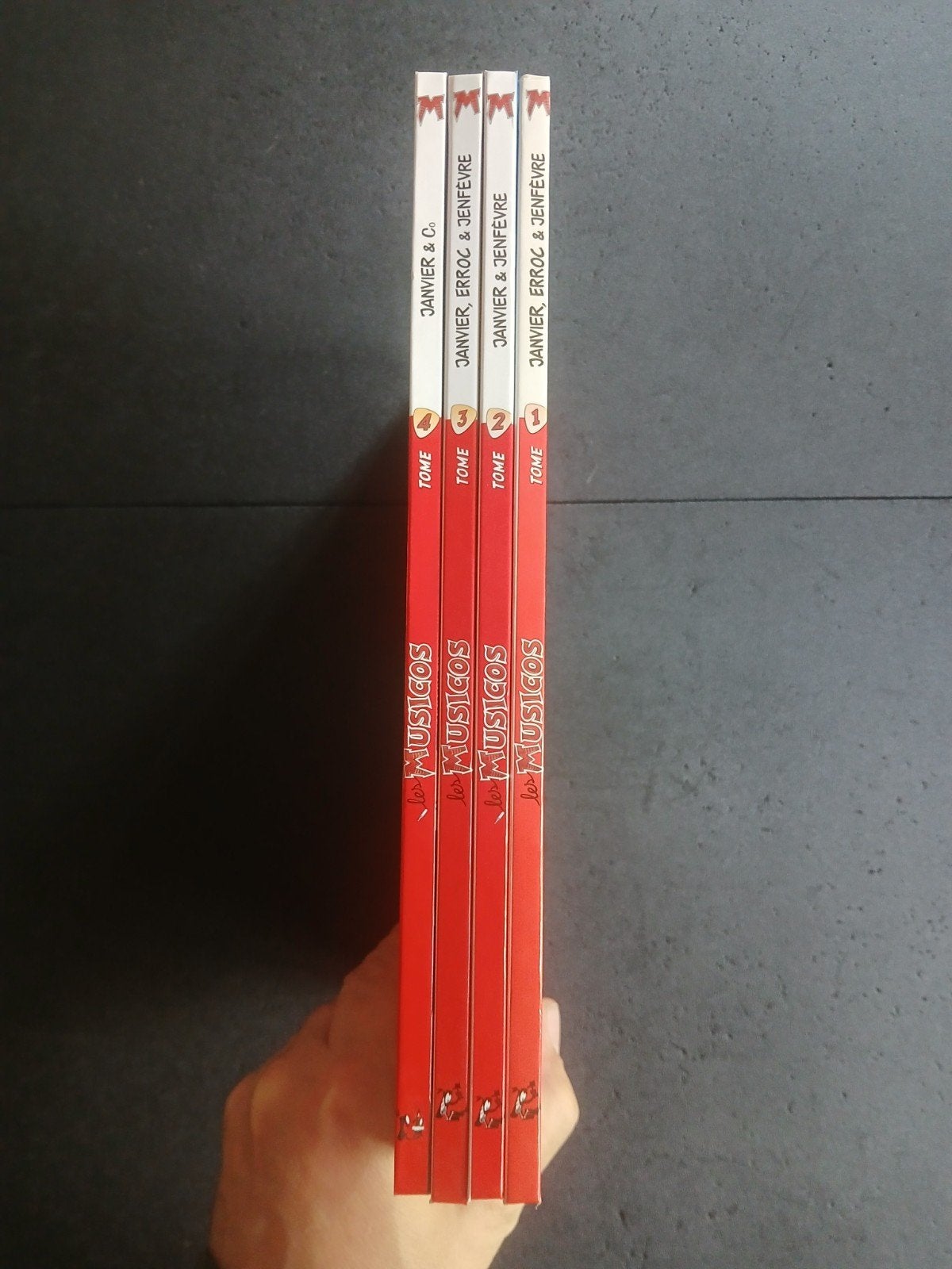 Lot de 4 bd les musicos 1 à 4,EO ((série complète), Livres, BD, Enlèvement ou Envoi