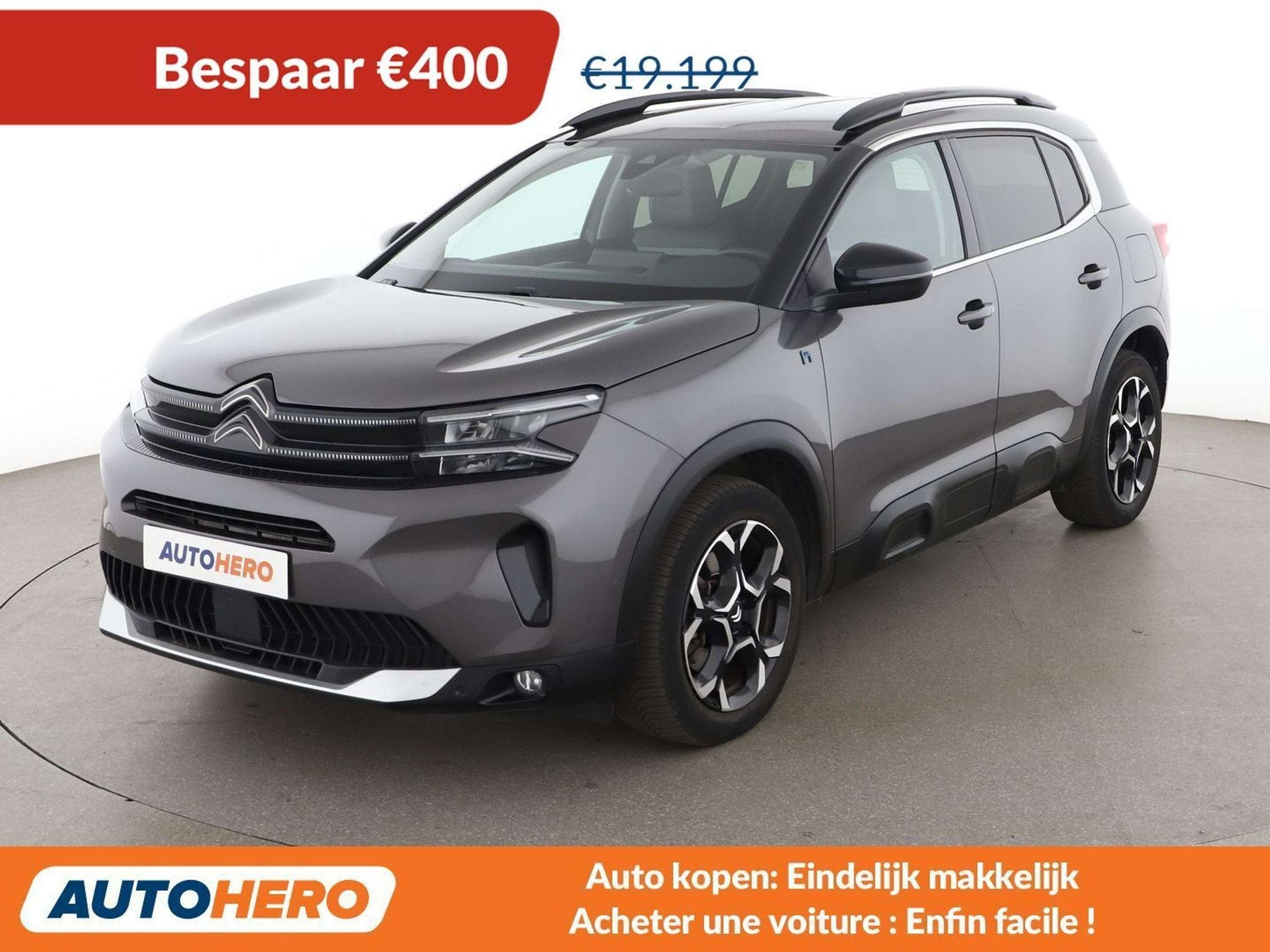 Citroën C5 Aircross 1.6 Plug-in Hybrid ë-EAT8 Feel Pack, Auto's, Citroën, Stof, Gebruikt, C5 Aircross, 1894 kg