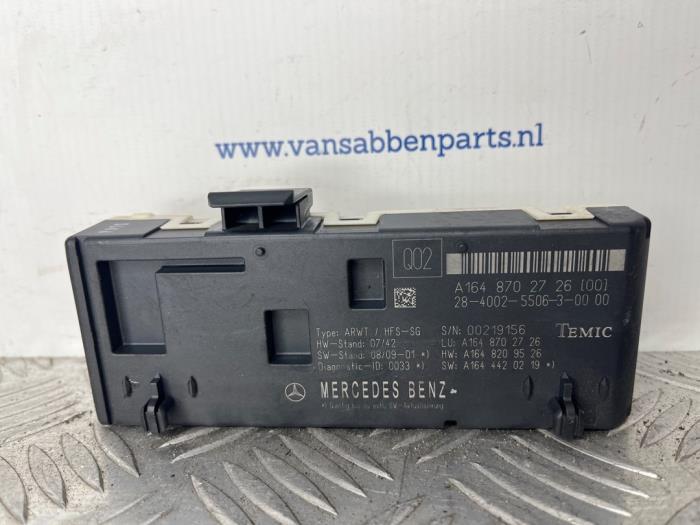Module achterklep motor van een Mercedes ML-Klasse, Auto-onderdelen, Carrosserie, Mercedes-Benz, Gebruikt, 3 maanden garantie