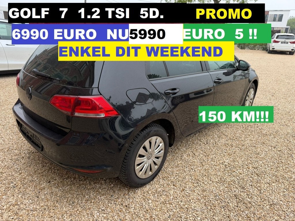 VW GOLF 7  1.2  TSI   ( 150 KM )  DE GOEDKOOPSTE, Autos, Euro 5, Achat, 5 portes, Essence