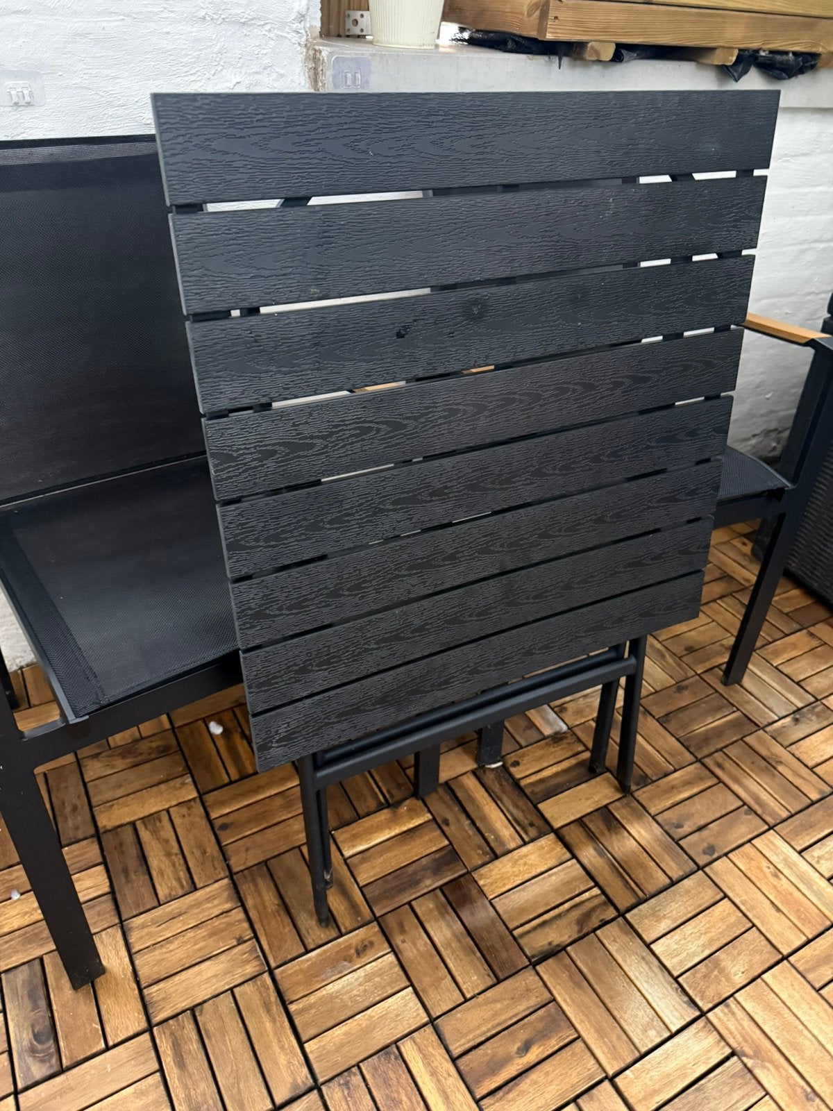 Terras of balkon set, Ophalen, Zo goed als nieuw