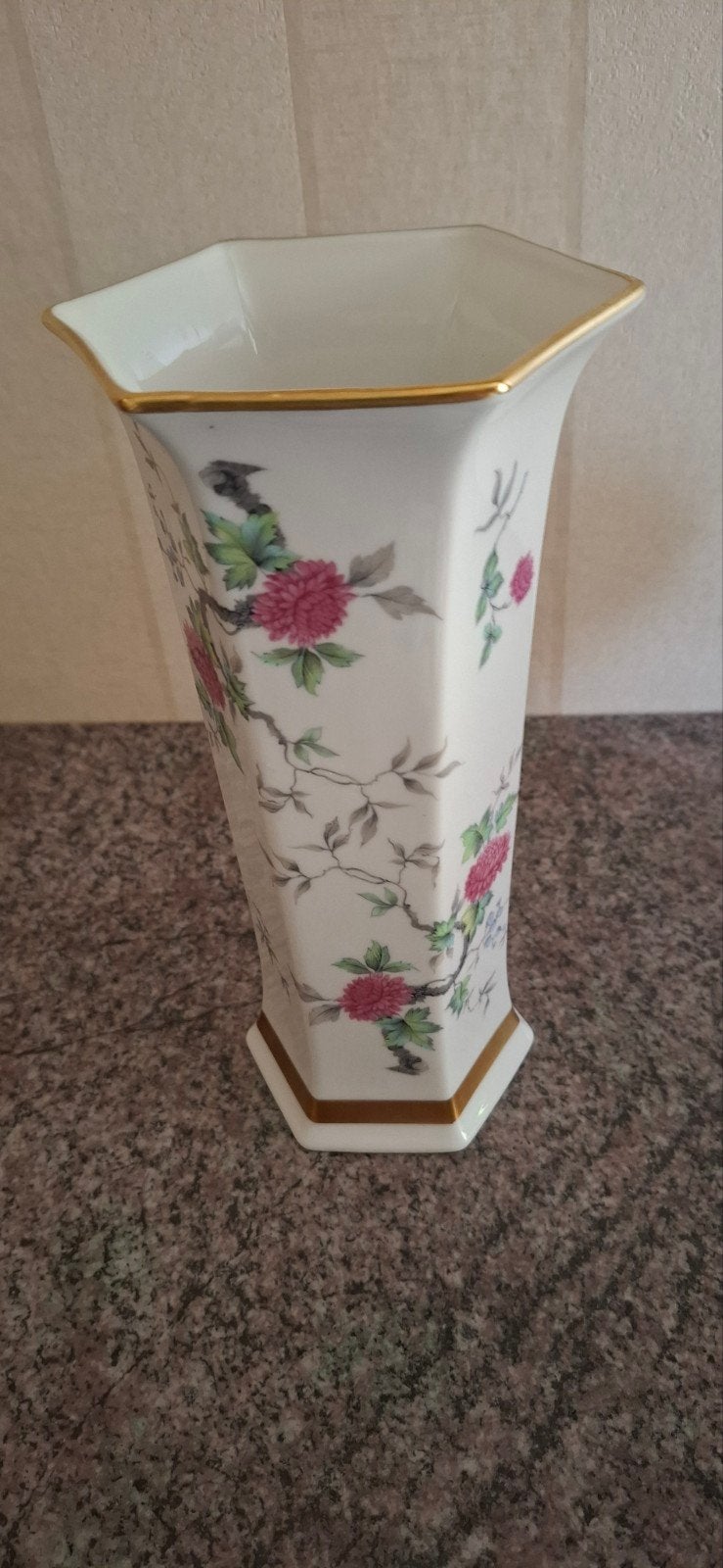 6 vases carrés, hauteur 23 cm, Enlèvement