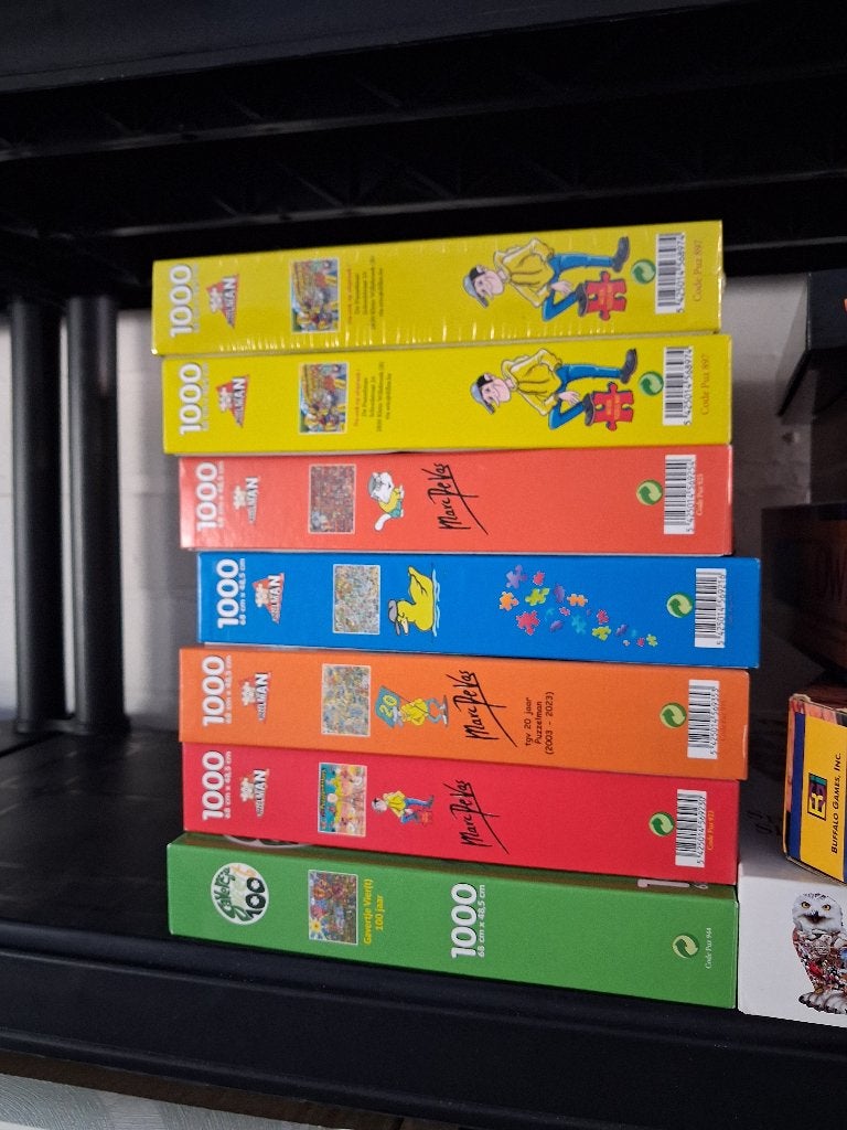 Partij Legpuzzels allerlei, Enlèvement, 500 à 1500 pièces, Utilisé, Puzzle