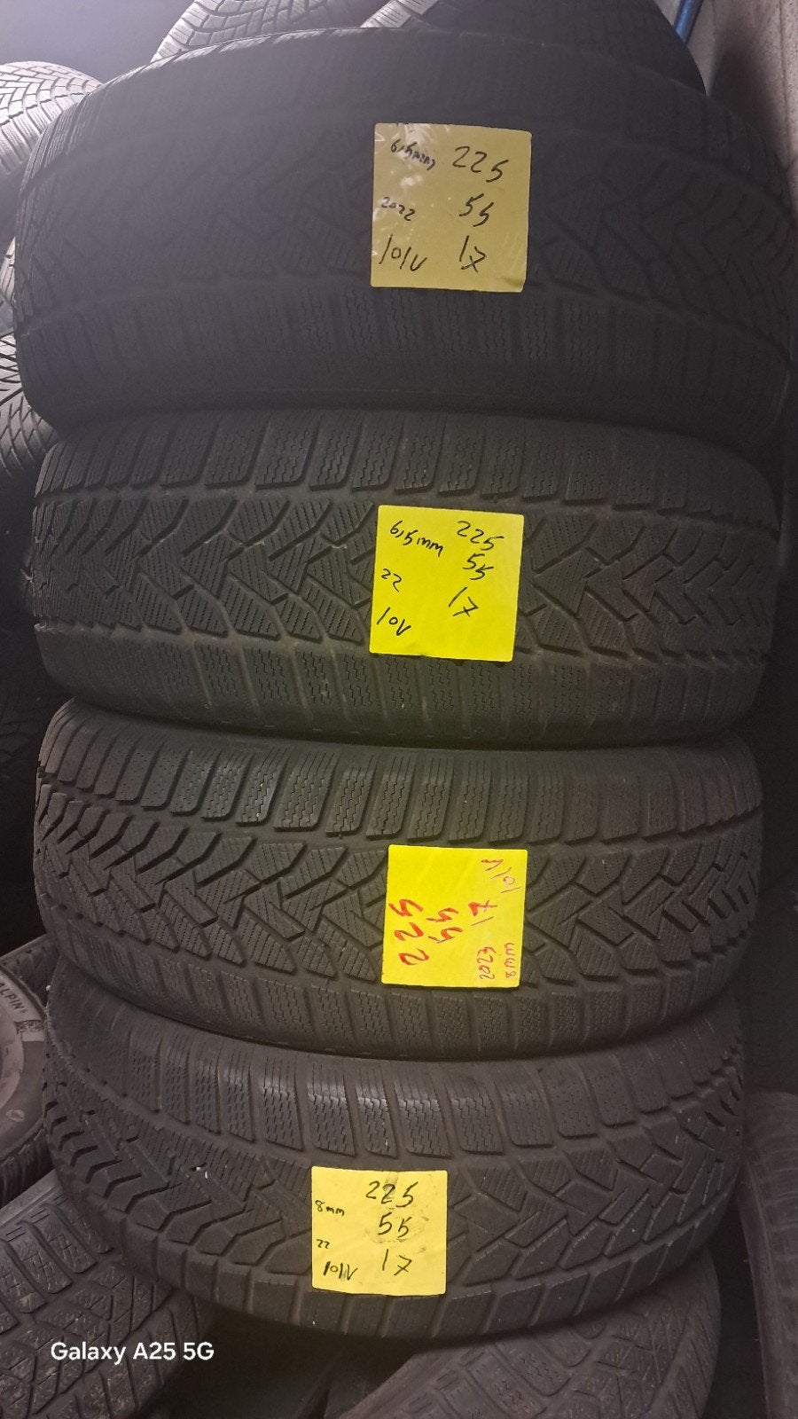 Démo hivernale 225/55/17 225/55r17 225/55r17, Enlèvement