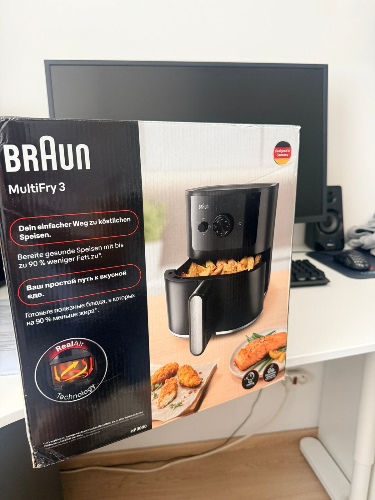 Airfryer Braun Multifry 3 NIEUW !!, Electroménager, Friteuses à air, Enlèvement ou Envoi, Neuf, Friteuse à air, 1000 à 1499 grammes
