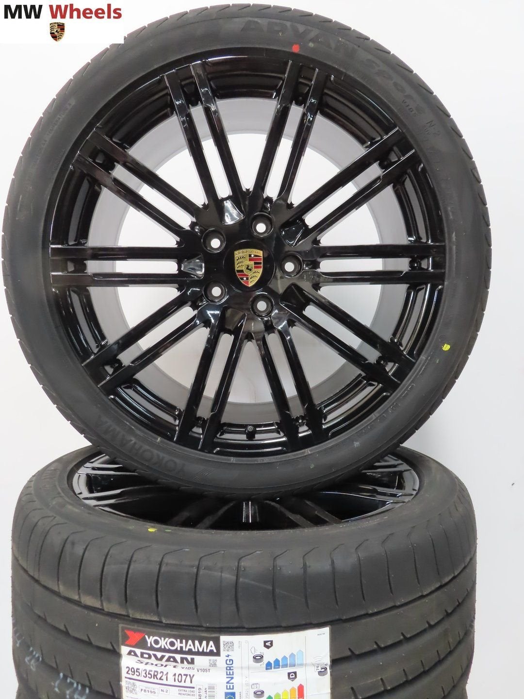 Originele Porsche Cayenne Turbo 21 inch velgen zomerbanden, Auto-onderdelen, Banden en Velgen, 295 mm, -, -, Banden en Velgen