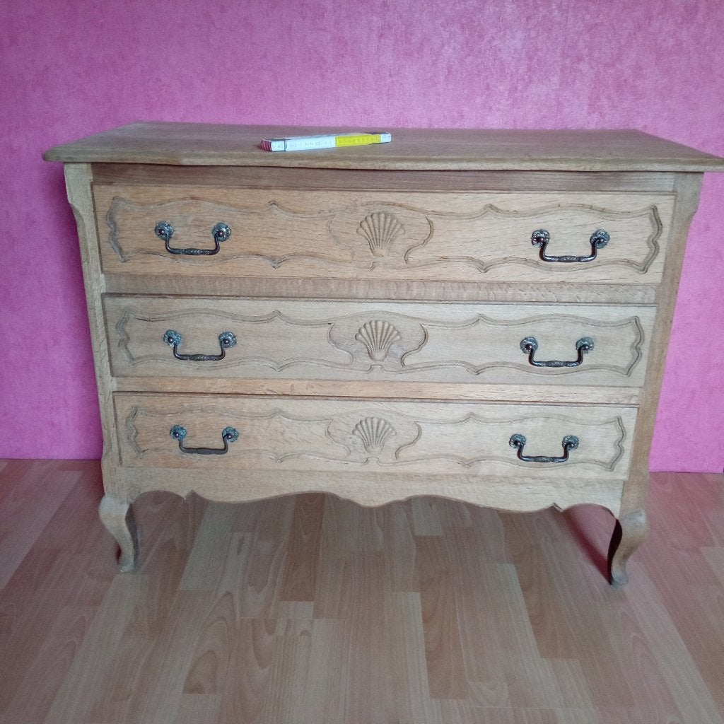 commode, Maison & Meubles, 3 ou 4 tiroirs, Chêne, Enlèvement, Utilisé