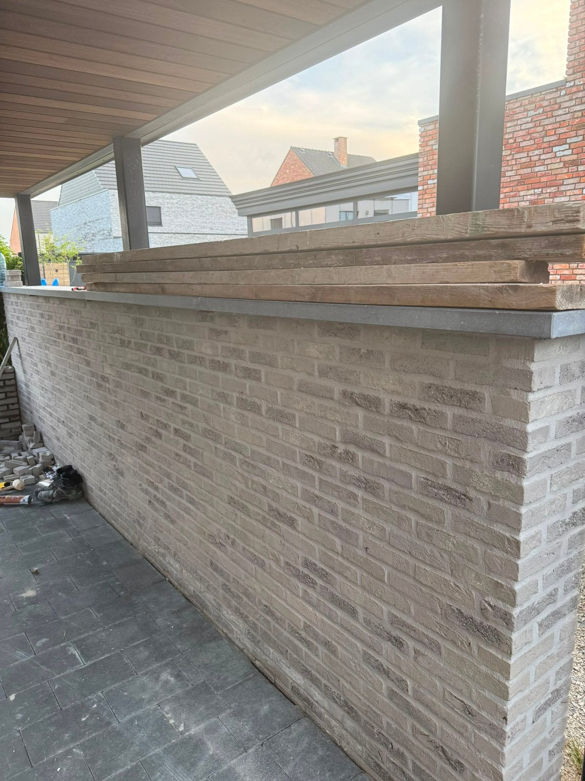 Blauwsteen 4 stuks, Ophalen, Zo goed als nieuw