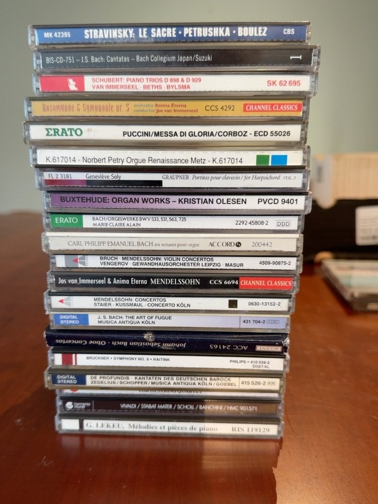 Lot klassieke muziek CD's, Ophalen, Symfonie, Bach