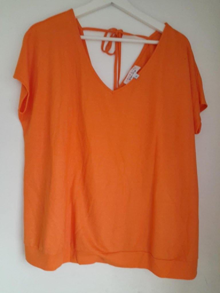 Blouse Lola & Liza oranje, Maat 46/48 (XL) of groter, Oranje, Zo goed als nieuw, Verzenden