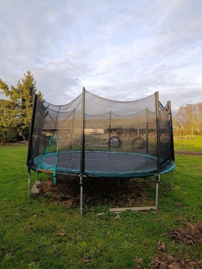 Trampoline Ø4 mètres, Enlèvement, Utilisé