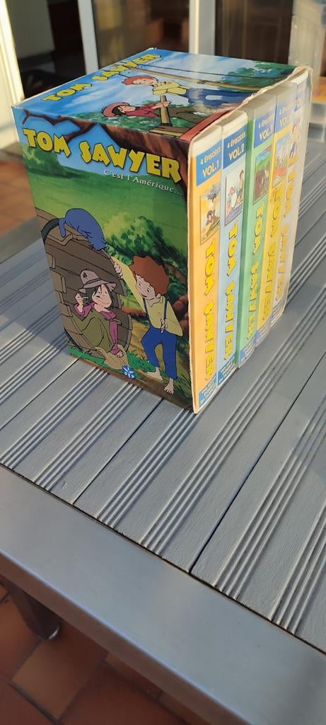 Coffret cassettes vhs Tom Sawyer