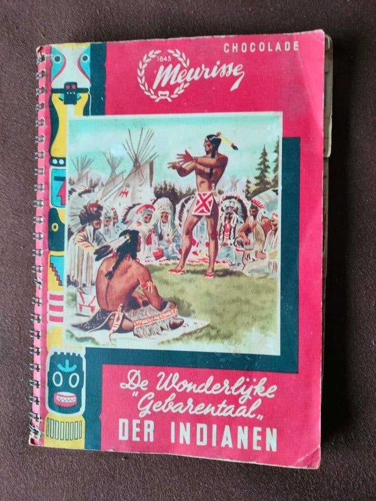 De wonderlijke gebarentaal der indianen Meurisse stickerboek, Livres, Livres d'images & Albums d'images, Enlèvement ou Envoi, Utilisé