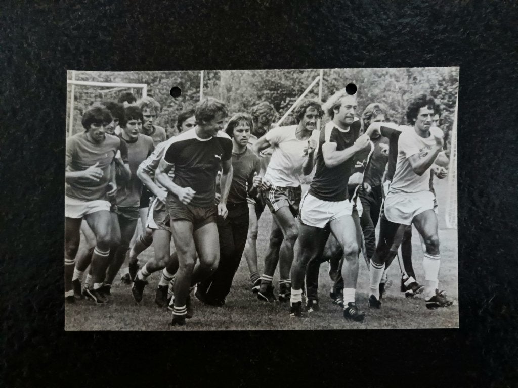 Persfoto Club Brugge - Trainingskamp Weilrod 1979, Envoi, Comme neuf, Affiche, Image ou Autocollant