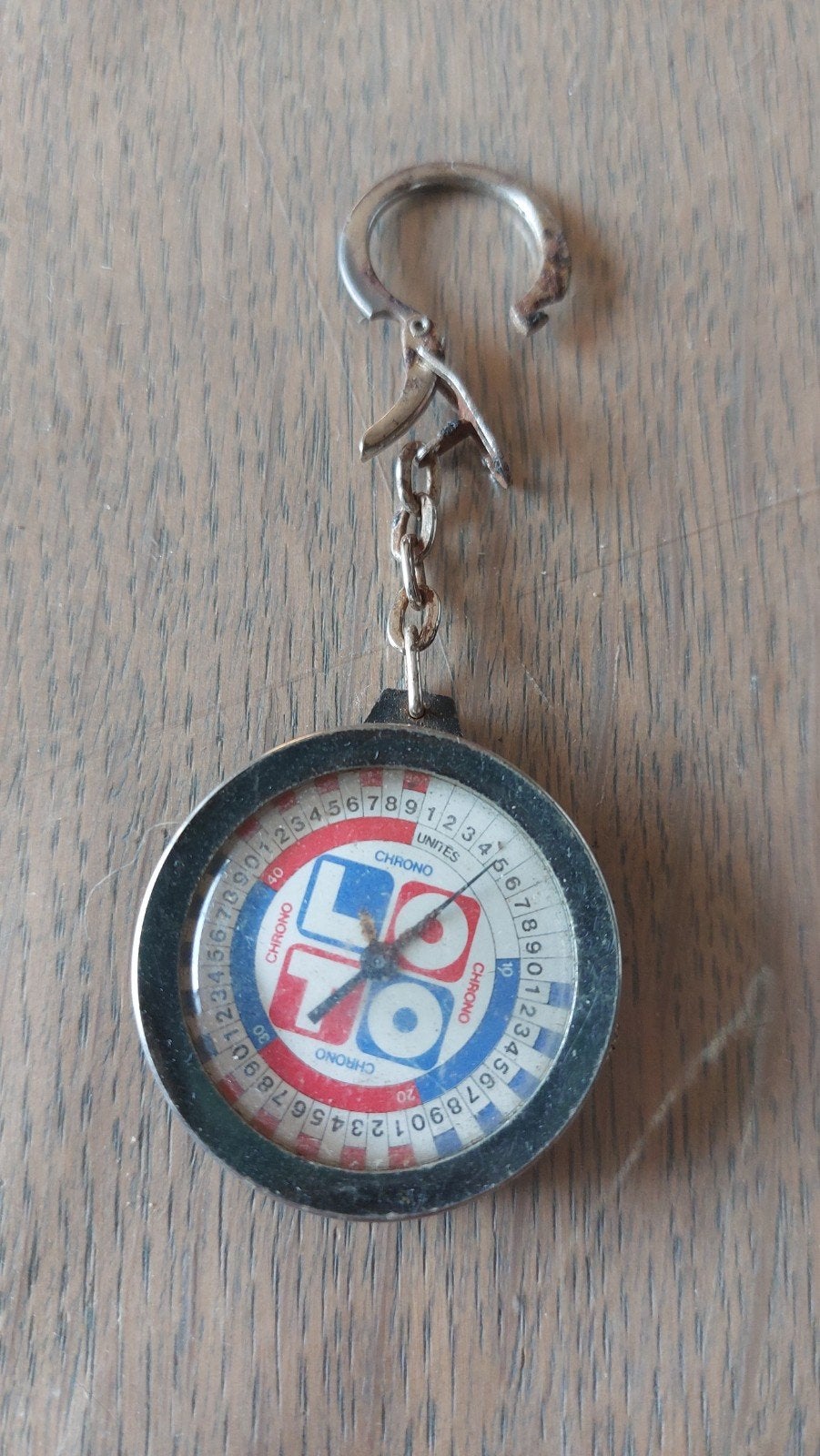 Porte-clés vintage publicitaire LOTO -, Verzamelen, Sleutelhangers, Ophalen of Verzenden